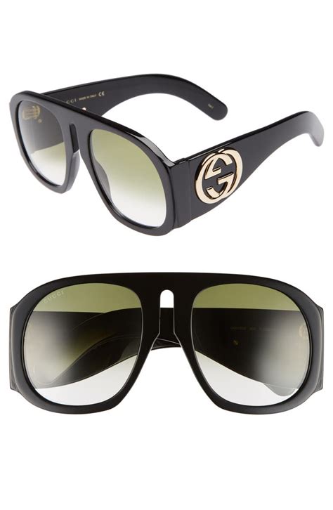 gucci 57mm round sunglasses|gucci 57mm designer sunglasses.